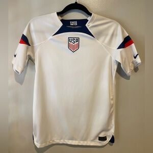 Nike United States National SoccerJersey Youth Extra Large XL White Dri-Fit USA